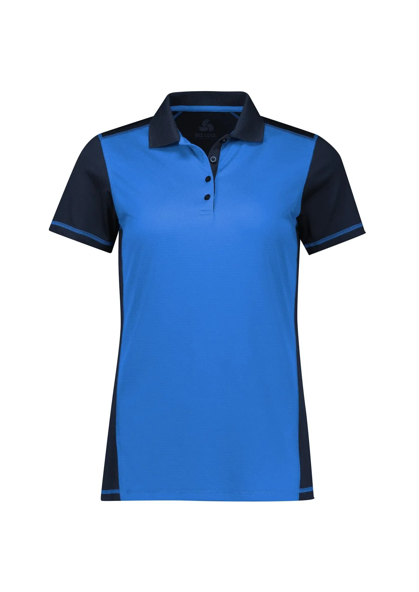 Biz Collection Womens Dart Contrast Polo Shirt P419LS Biz Collection